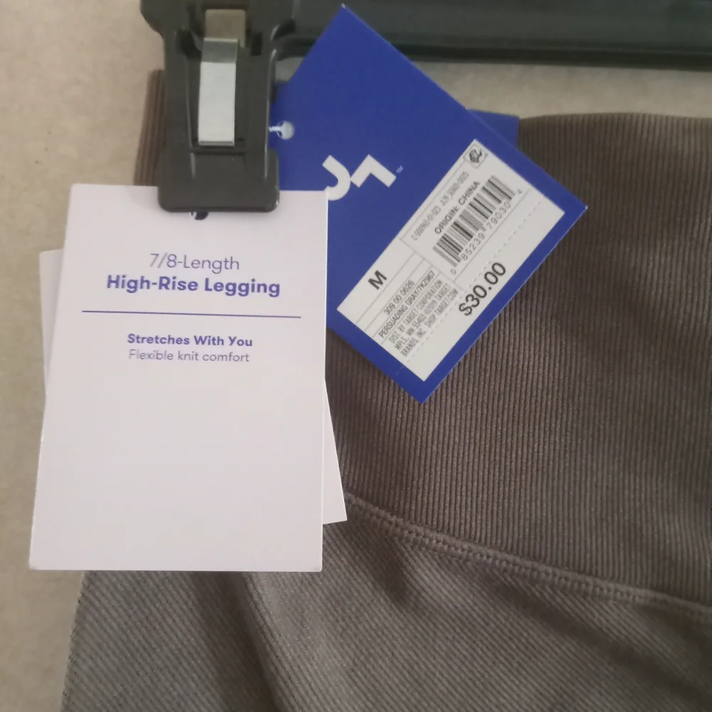 7/8 Length High Rise Leggings - Picture 5 of 5